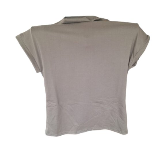 Aria Mock Neck Tee - Picture 3 of 6